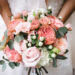 Bride holding a wedding bouquet in her hands